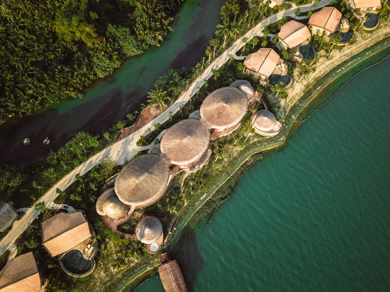Spa Exterior Aerial View