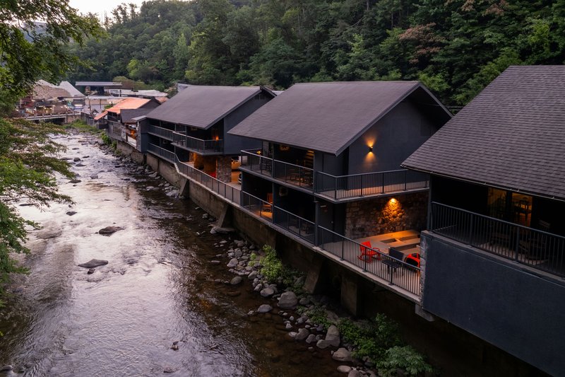 Exterior Aerial River View