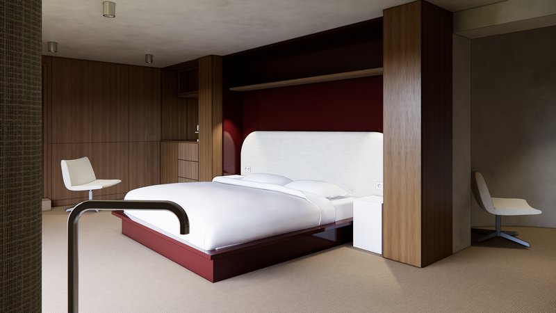 Velvet Moondust Junior Wellness Suite with Private Garden - Bedroom