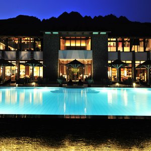 Night view of Sankara Hotel and Spa Yakushima