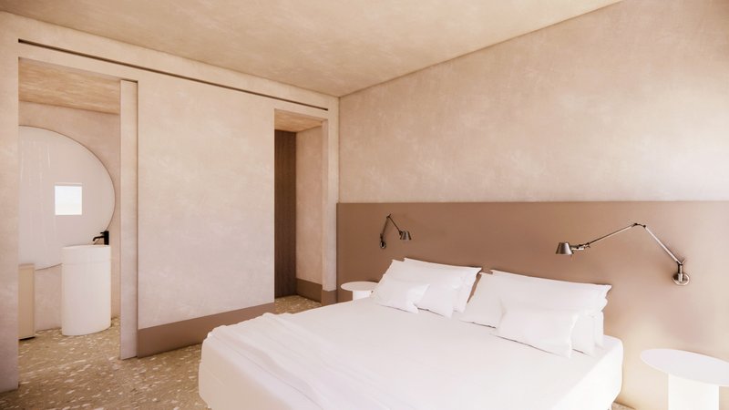 La Roqqa Penthouse Sea View Terrace Suite Bedroom