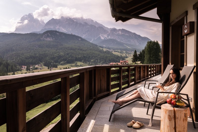 Signature Dolomites Suite - Balcony View