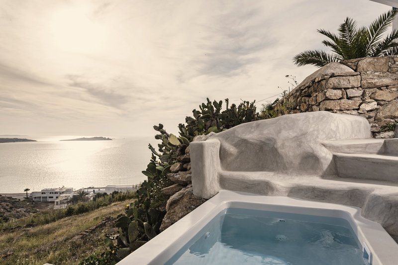 Bohemian Sunset Sea View Suite Outdoor Plunge Pool 