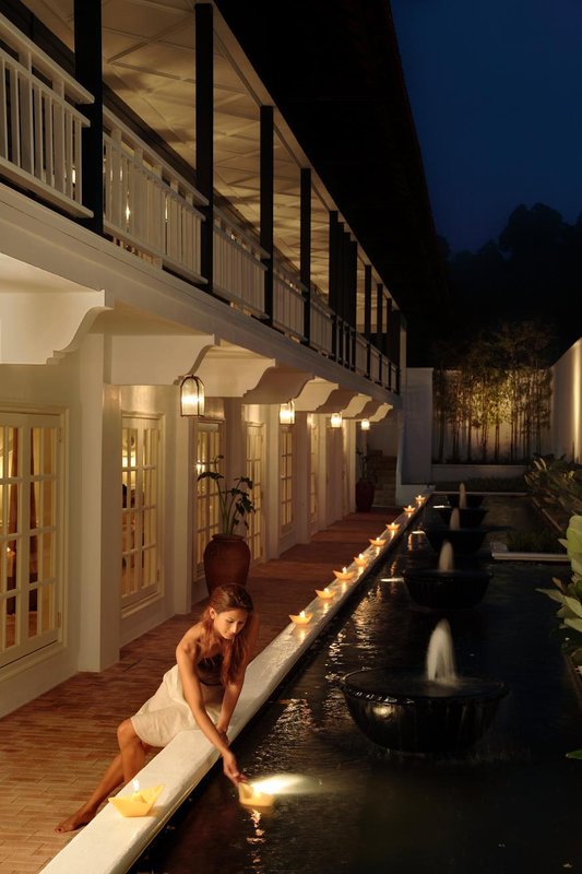 A luxury spa retreat