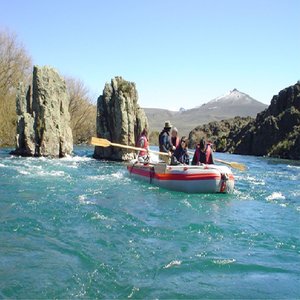 Rafting at the Limay River