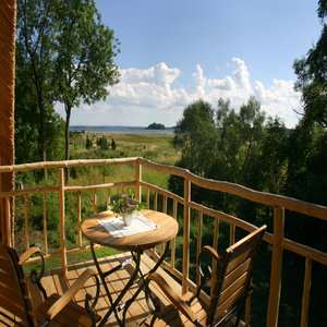 Summer seaview from the Farm House balcony
