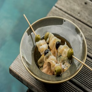 Pescado Curado Skewers
