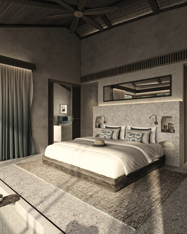 Nipa Family Villa - Bedroom