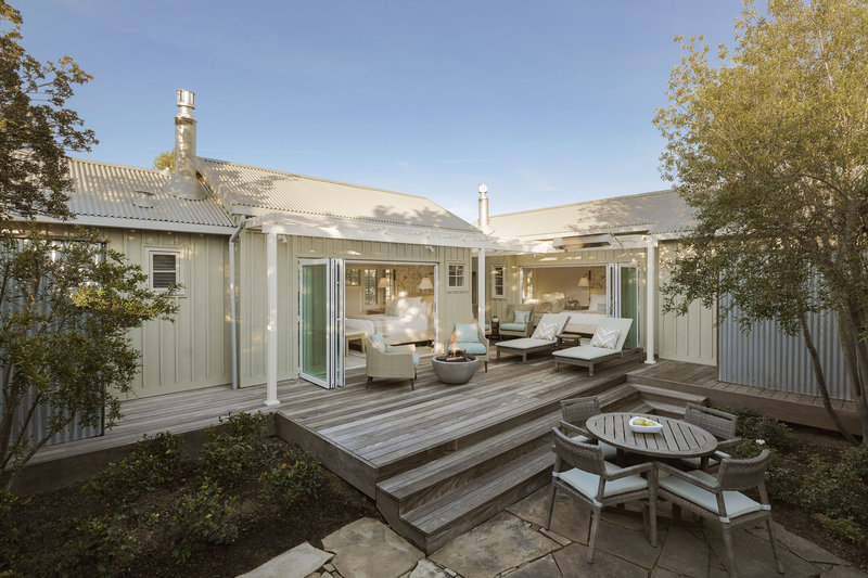 Two Cottage Suite Backyard