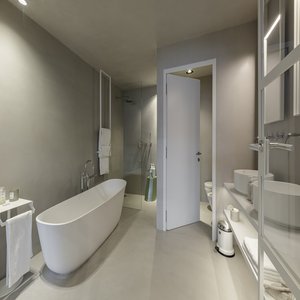 Deluxe Room Bathroom