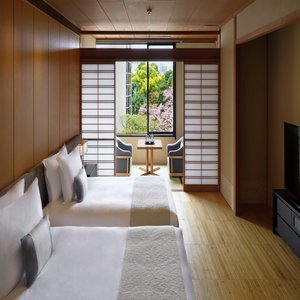 Premier Japanese Garden Suite - Double Bedroom