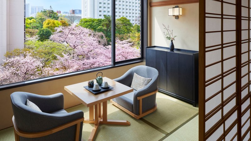 Premier Japanese Garden Suite - Living Area