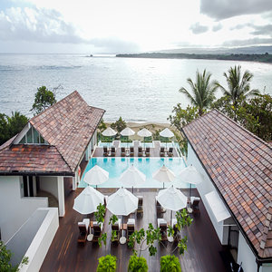 Aerial Pool Deck