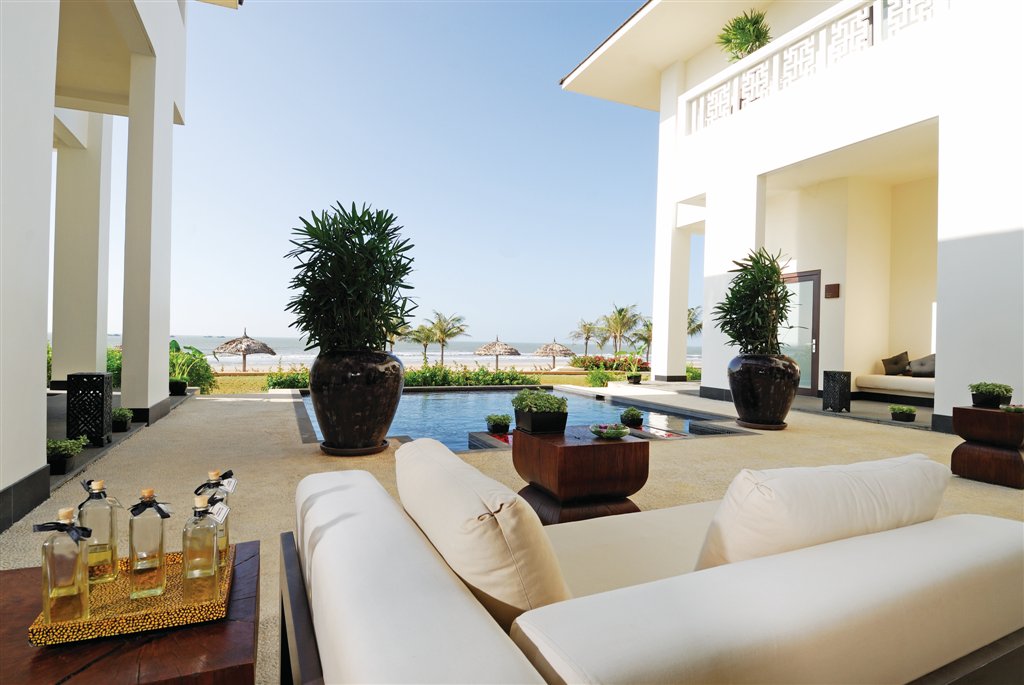 Overlooking the ocean