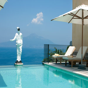 Grand Hotel Angiolieri Swimming Pool With Sea View