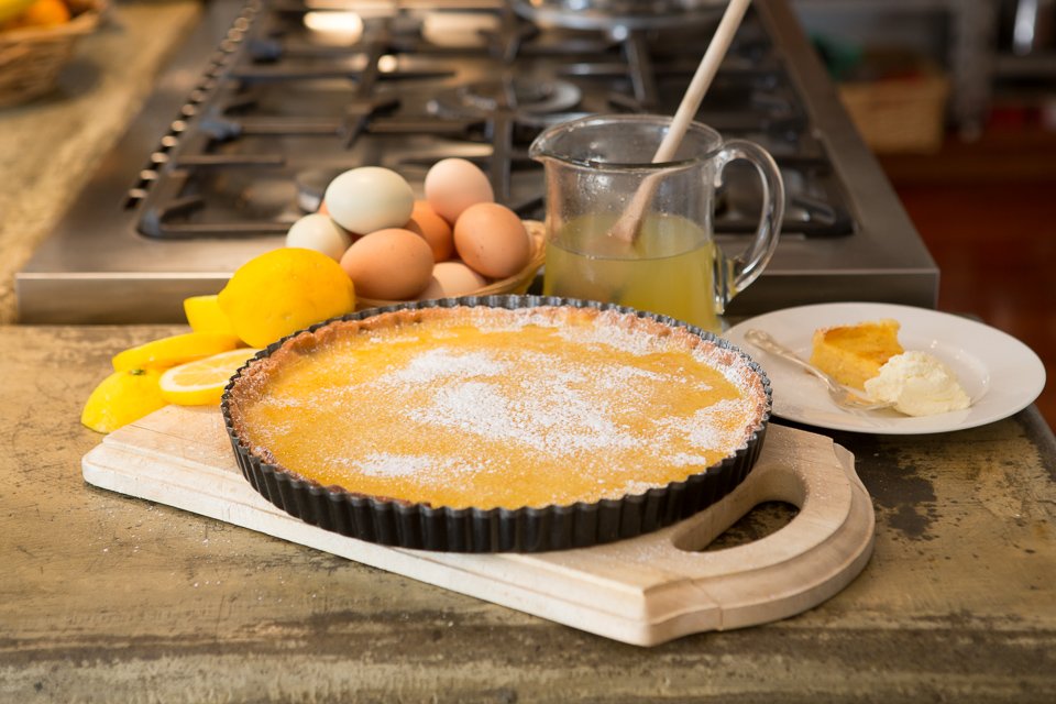 Dessert made by home grow products