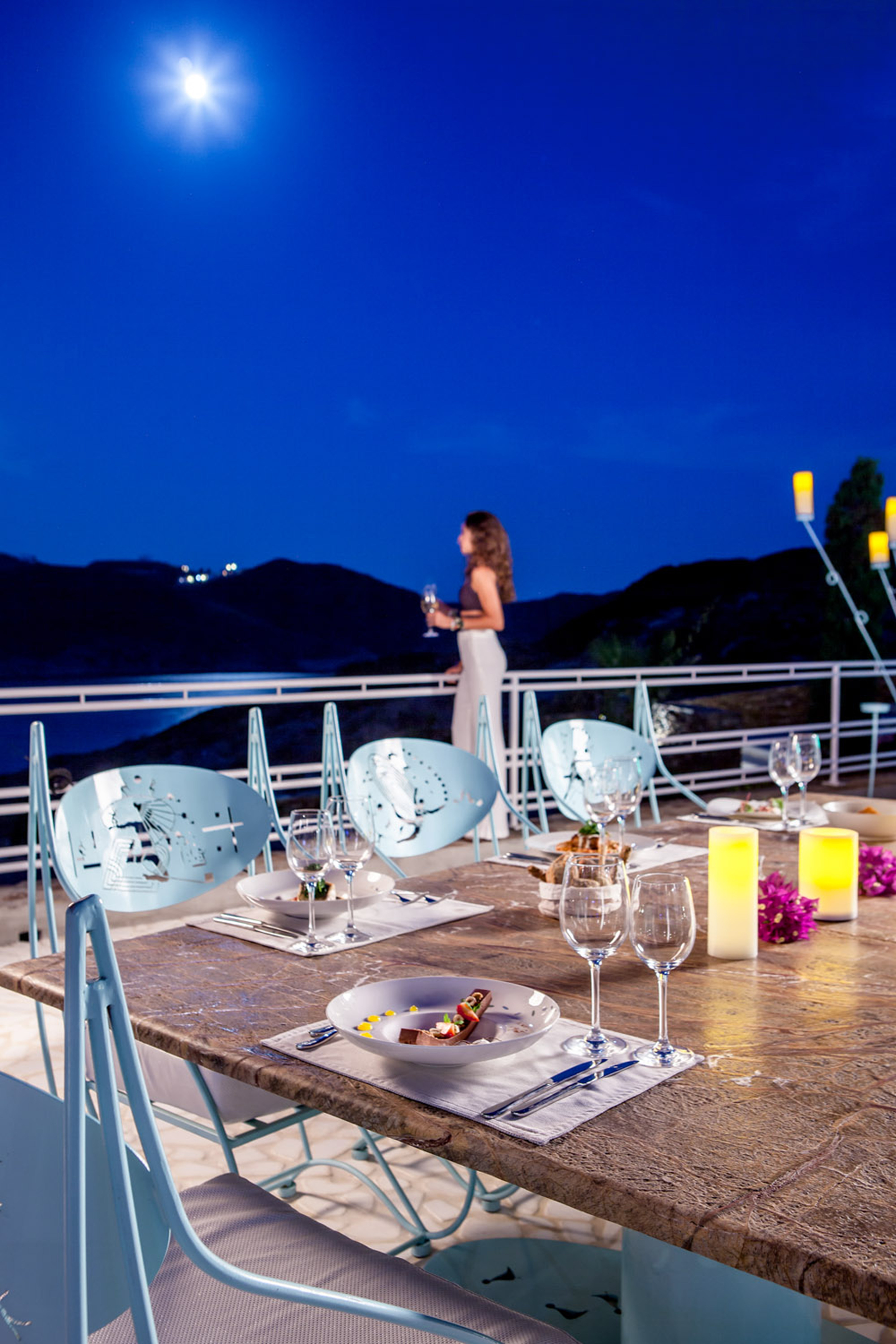 Dinner by the Pool