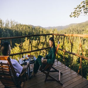 Mountain View Cabana Deck