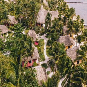 Aerial View of Gardens and SeaBreeze Casitas