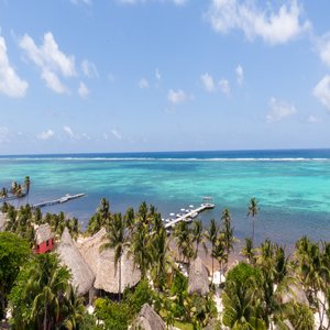 Aerial View of Matachica and House Reef 