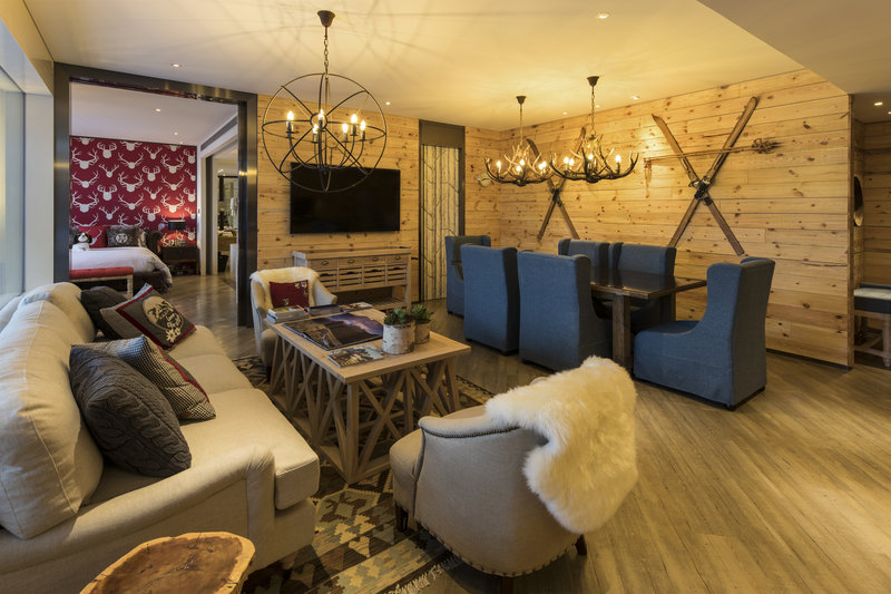 Swiss Chalet Dining Area