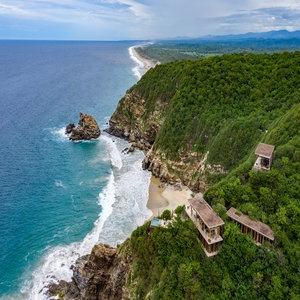 La Valise Mazunte Aerial