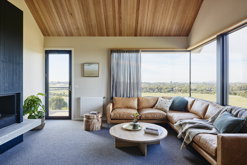 Alto Suite - Living Area with Fireplace