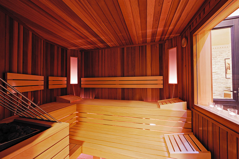 Inside the Sauna