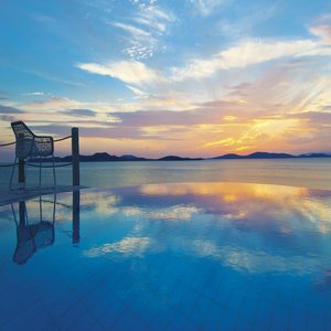 Private Infinity Pool Sunset