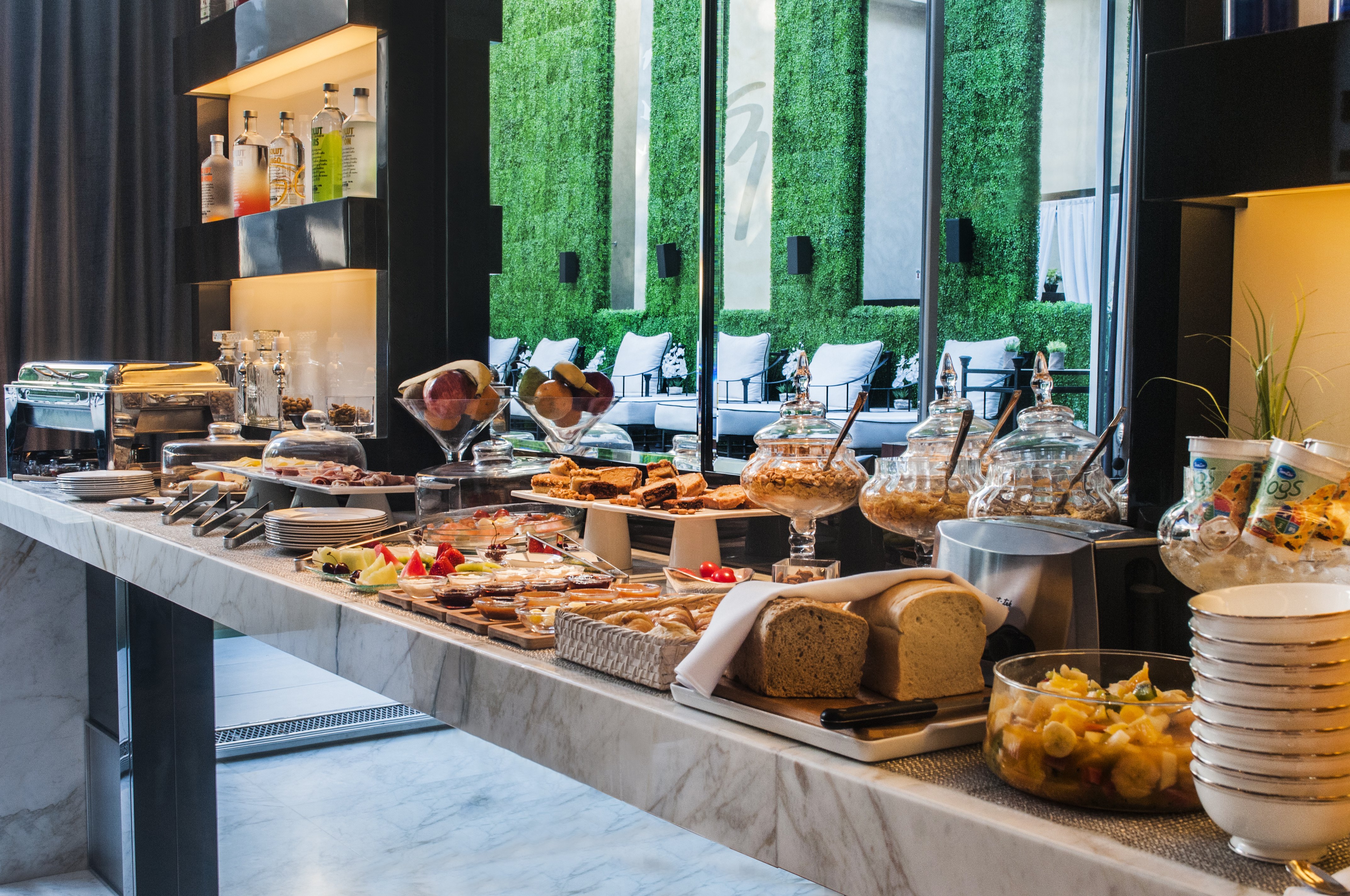 Superb continental breakfast