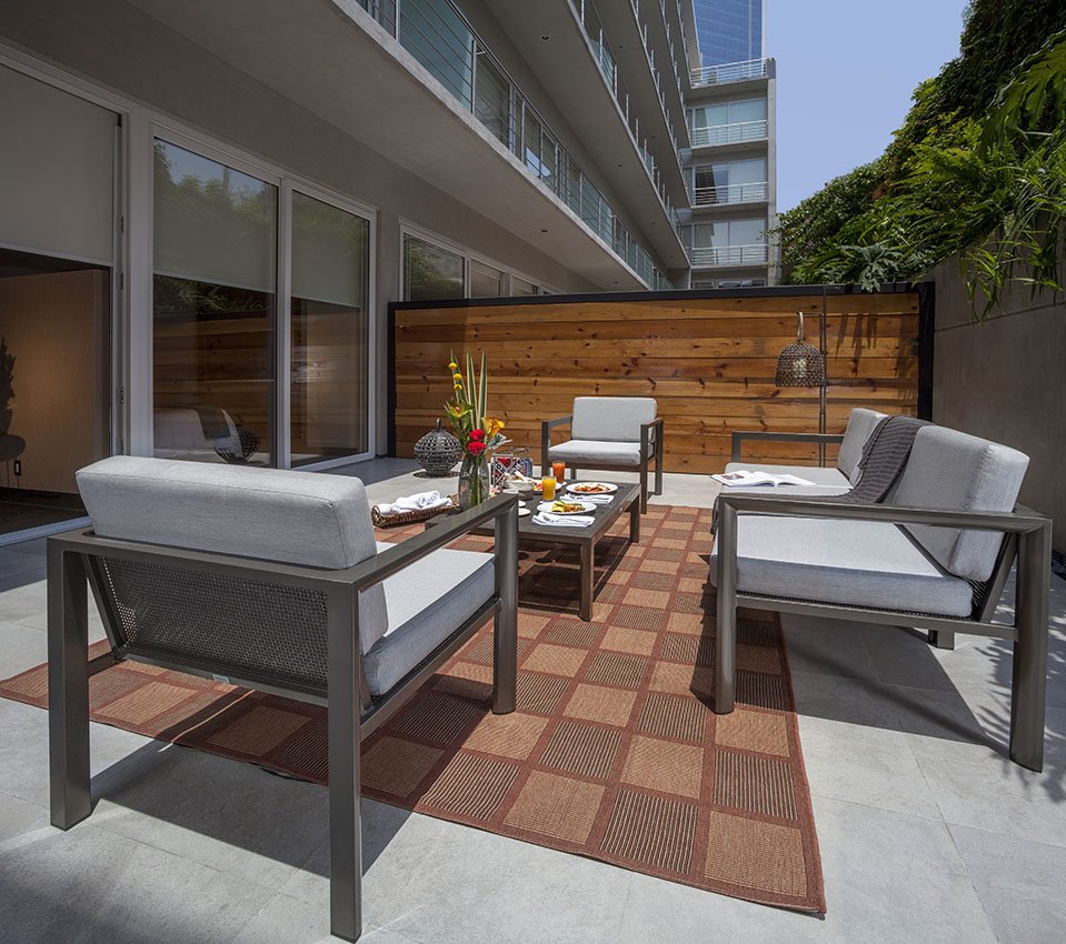 Delicious Breakfast On The Chic Terrace
