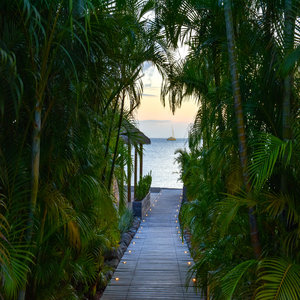 Walkway to the private Beach