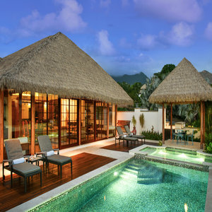 Private pools for each villa