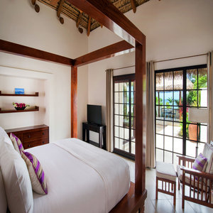 The king suite in our 4-bed villas