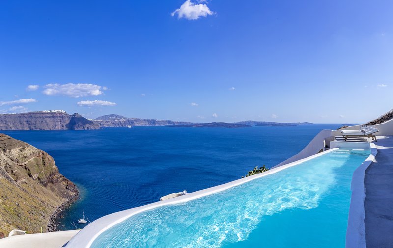 Canaves Oia Villa - Infinity Pool