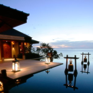 View from the Pool Villa Lobby