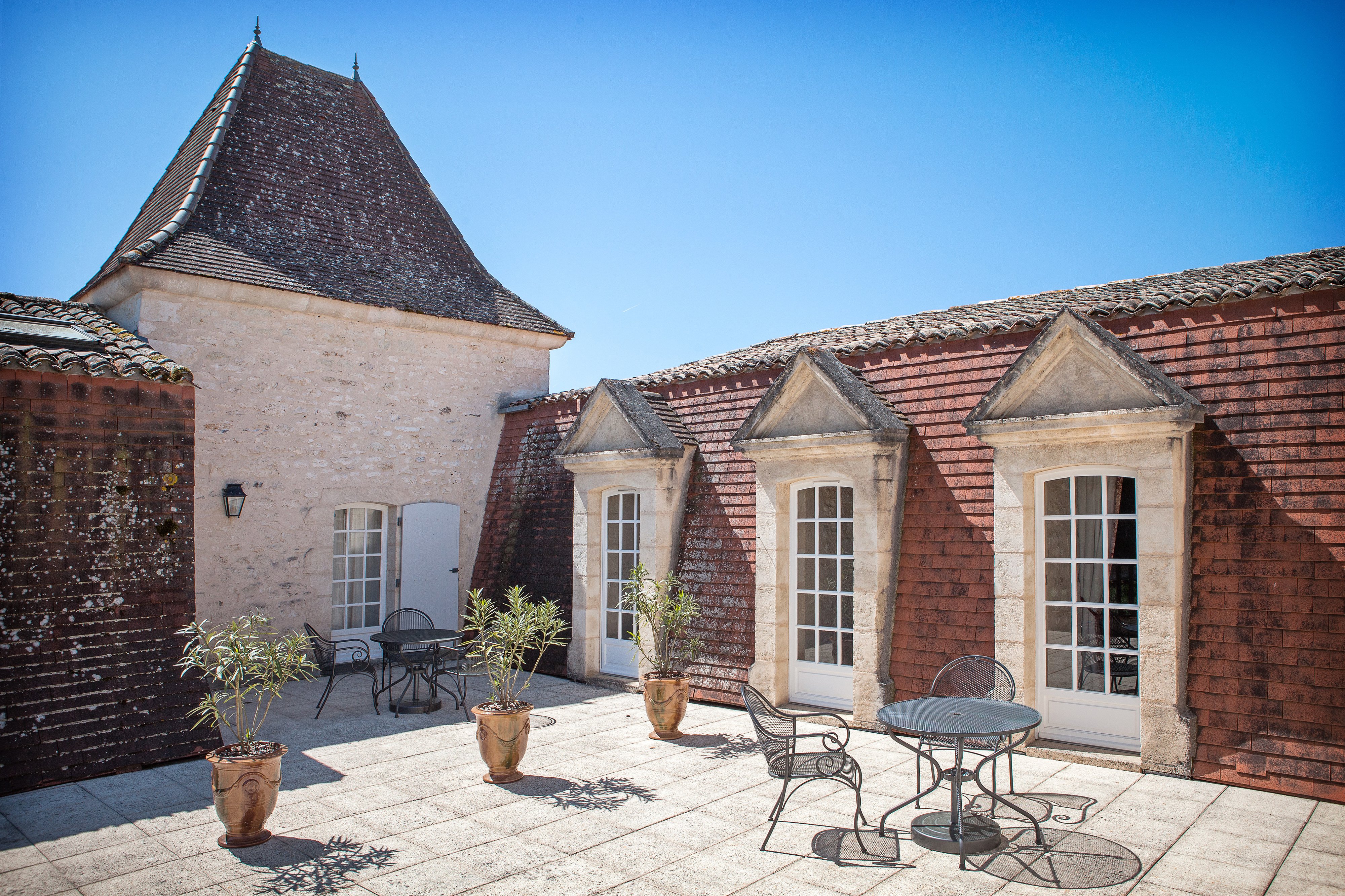 Terrasse Chambres Prestiges Chateau
