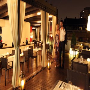 Terrace Restaurant by night