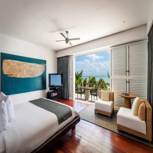 Beach Front Presidential Suite Master Bedroom