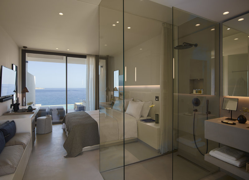 Deluxe Suite Private Pool and Sunset Sea View - Luxury Interior