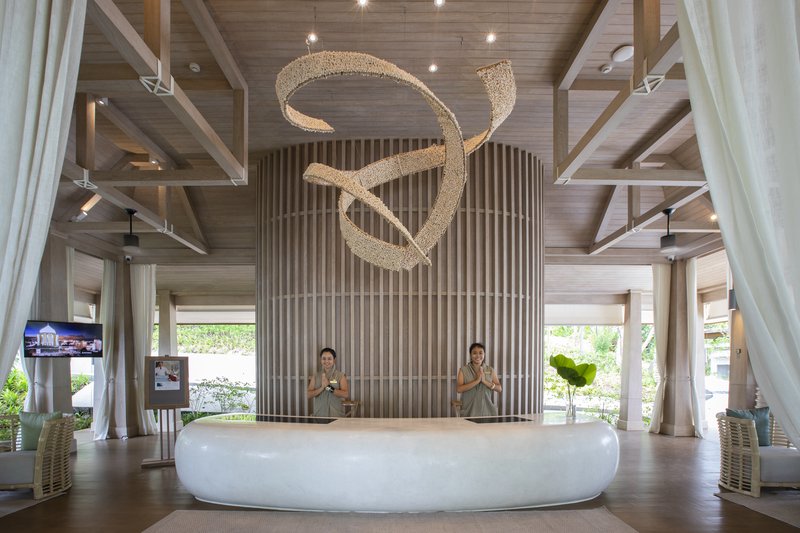 Cape Fahn Hotel Reception Area