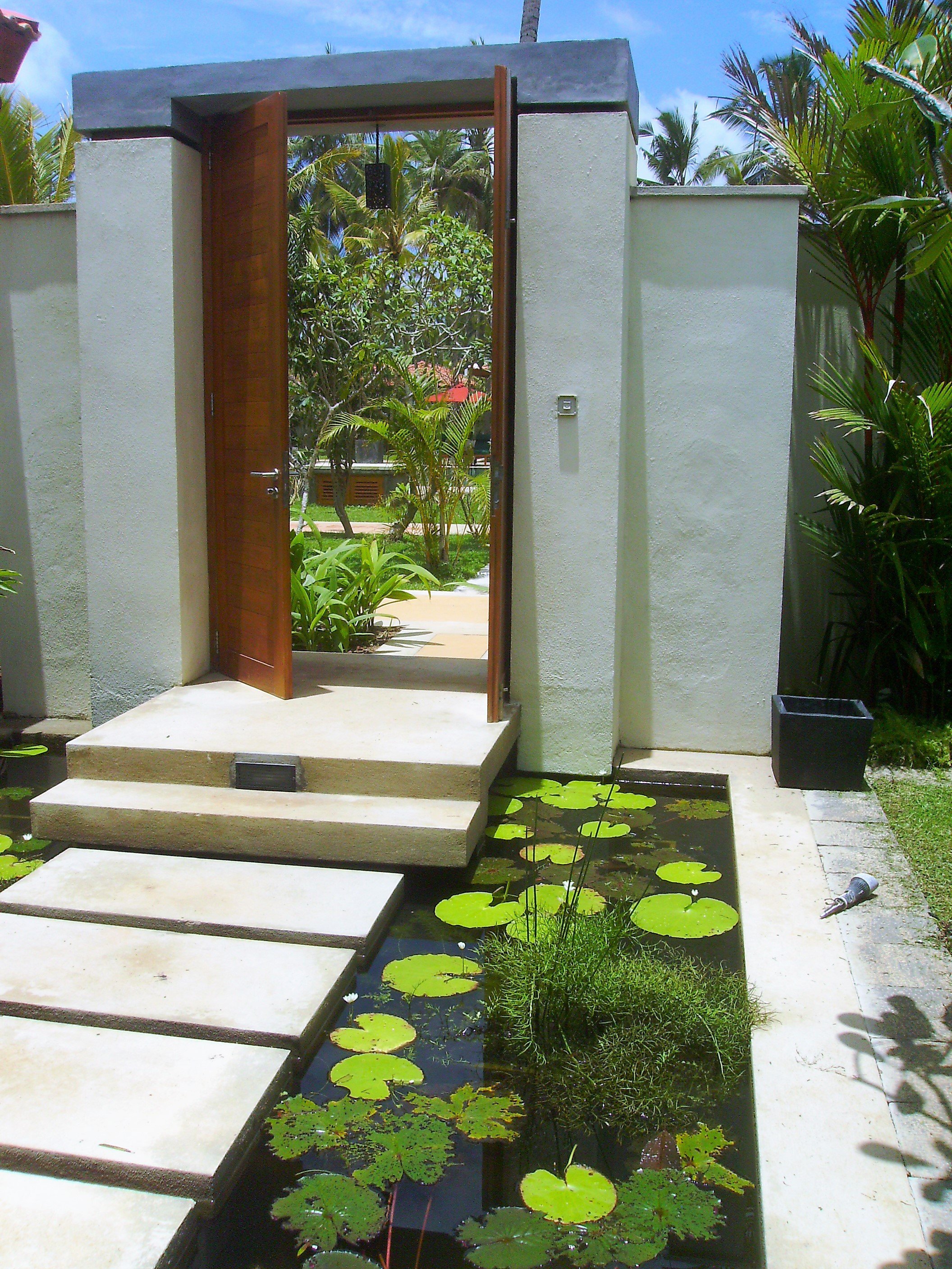 Ocean Pavilion Entrance Pond