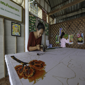 Cape Kudu Batik Painting In The Village