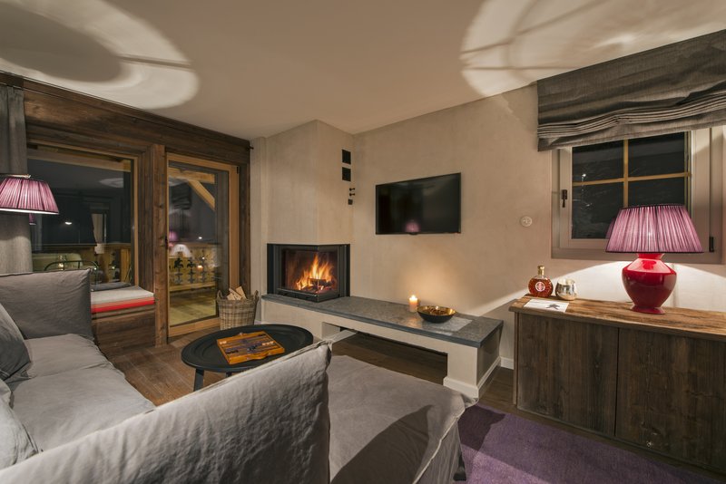Deluxe Room with fire place
