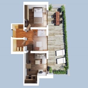 Garden Suite layout