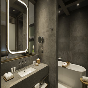 Executive Bathroom with Organic toiletries
