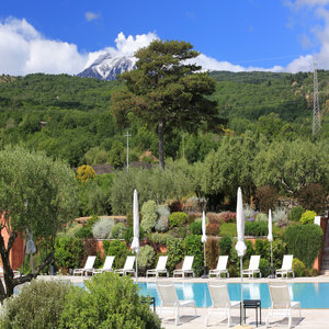Swimming pool with Mount Etna views