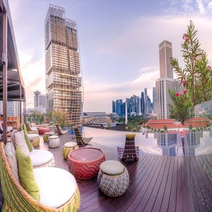 Rooftop Infinity Pool With City View
