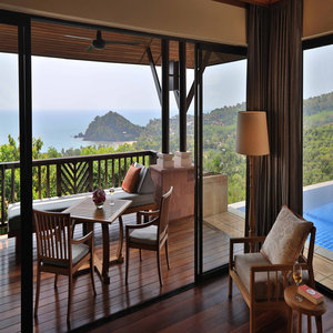 Hillside Ocean View Private Pool Villa 2 Bedrooms