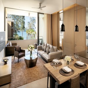 Azure Sea View Suite Living Room